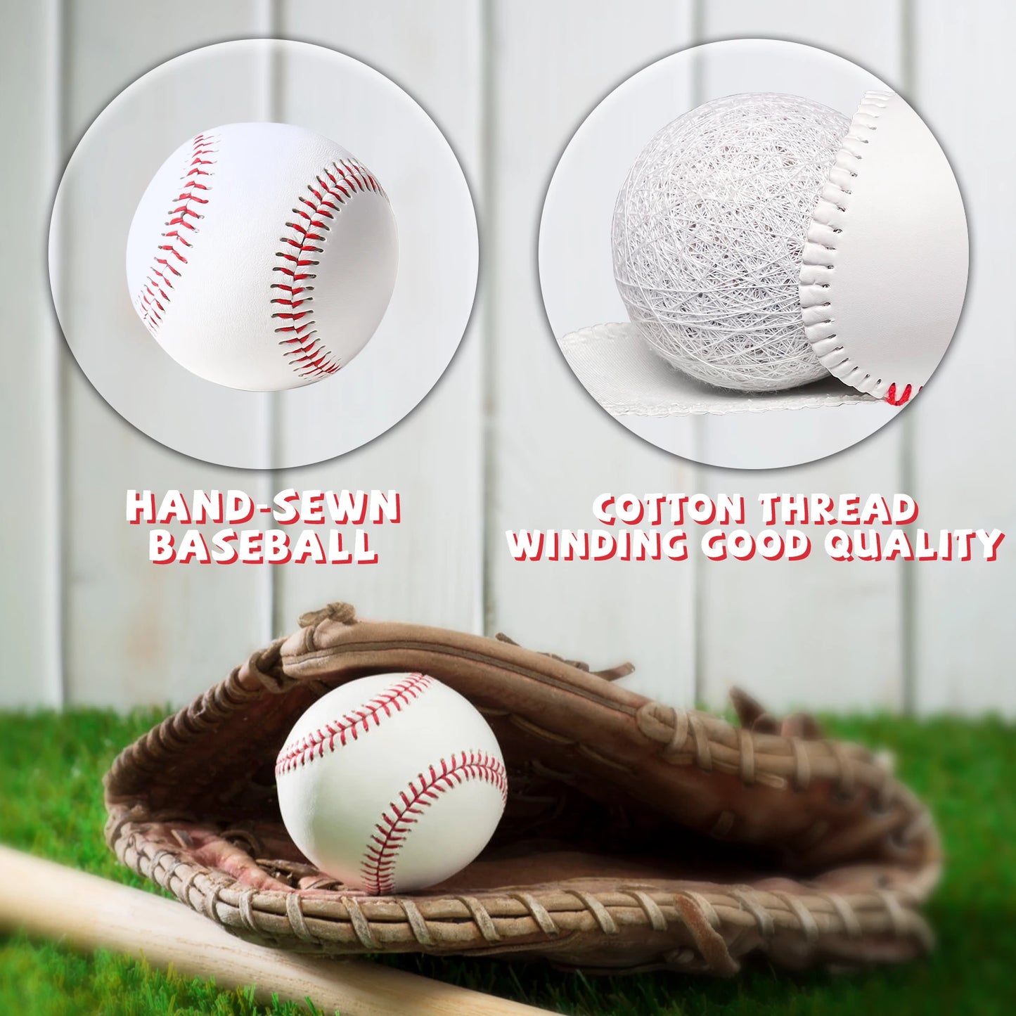 Bucket Of Baseballs 24 Pack Leather Covered Training Balls