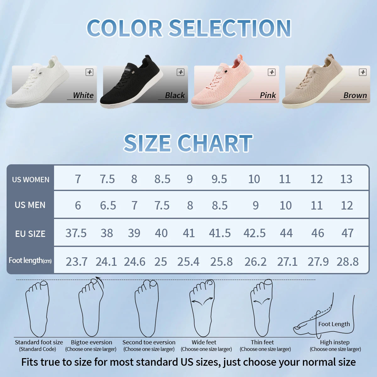 LBAIO Men's And Women's Lightweight Breathable Sport Loafers